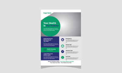 Medical Health care Flyer Template