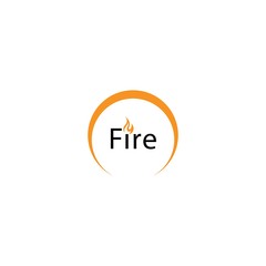 Flame logo template vector icon design
