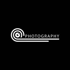 Camera photography icon vector logo design