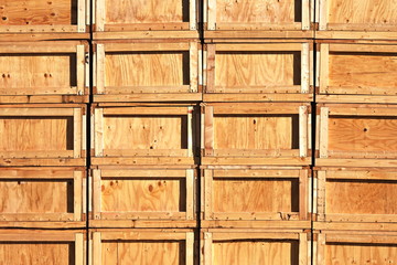 Stack of Wooden Crates