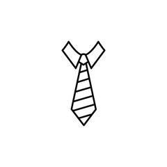 tie line illustration icon on white background