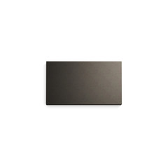 Business Card MockUp (US Standard 3.5 x 2 inches or 90 x 50 mm). 3D Illustration of Stack of Black Empty Rough Paper Cards Isolated on White Background.