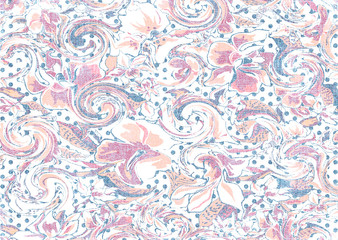 abstract beautiful floral pattern design