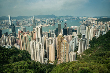 Hong Kong skyline from Victoria Peak