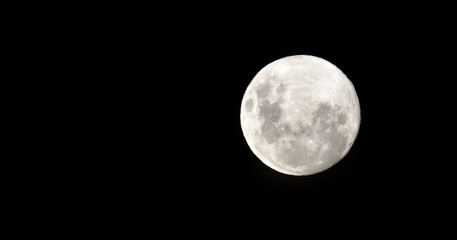 full moon in the night