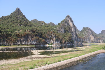 Fototapeta na wymiar Rivière Li, Chine