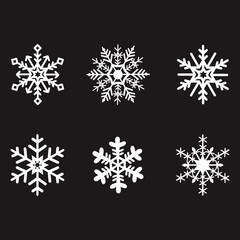 illustration graphic vector of snowflake icon, snow icon, vector illustration.