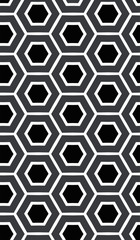 Abstract geometric hexagon pattern. Vector  background.