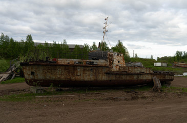 old fishing boat