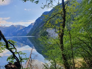 K&ouml;nigsee Deutschland, Fluss, traumhafte Natur