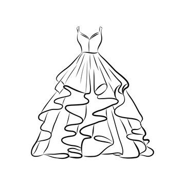 Custom Wedding Dress Handmade Wedding Dress Fashion Sketches Dresses,  Wedding Dress Drawings, Dress Sketches | lupon.gov.ph