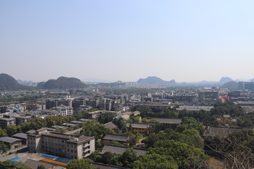 Fototapeta premium Paysage urbain à Guilin, Chine