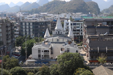 Cathédrale à Guilin, Chine