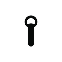Bottle opener icon template