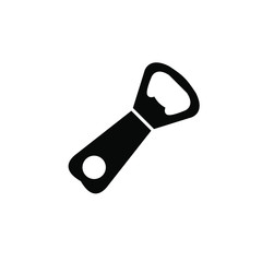 Bottle opener icon template