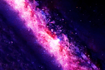 Beautiful space, color galaxy. Elements of this image were furnished by NASA.