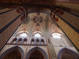 The interiors of COLLEGIATE CHURCH OF BLESSED VIRGIN MARY in Stargard Szczecin