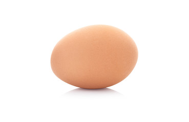 chicken egg isolated on white background