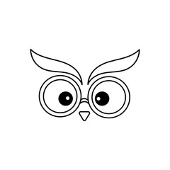 Business corporate owl logo design vector. Wise logo vector template.