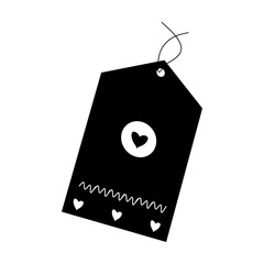 Price tags or sale shopping labels with rope. Price tag vector icon in modern design style for web site, mobile app and advertising. Template shopping labels with flat design vector illustration.