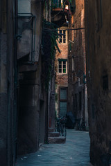 Fototapeta na wymiar Narrow alley