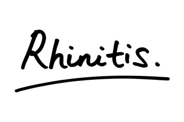 Fototapeta na wymiar Rhinitis