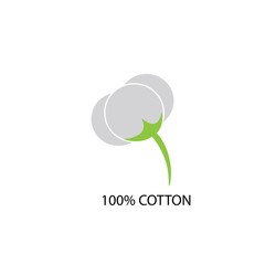 cotton icon logo vector design