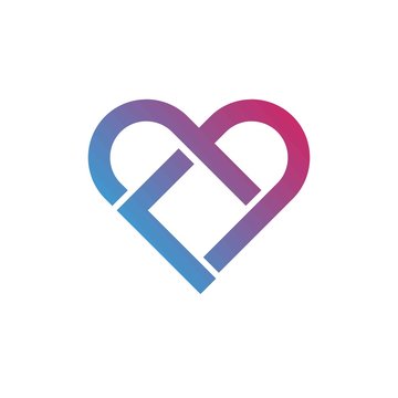 Heart logo vector design