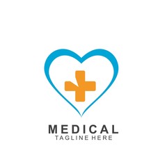 Obraz premium Health logo template design.Medical Cross logo design