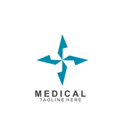 Obraz premium Health logo template design.Medical Cross logo design