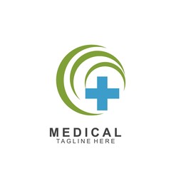 Obraz premium Health logo template design.Medical Cross logo design