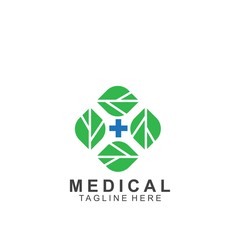 Health logo template design.Medical Cross logo design