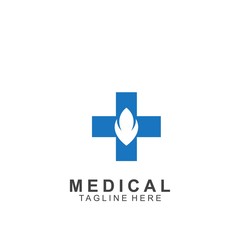 Health logo template design.Medical Cross logo design