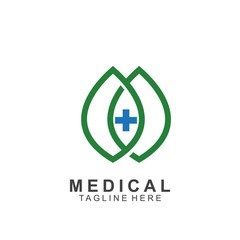 Health logo template design.Medical Cross logo design