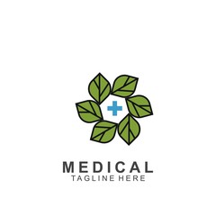 Health logo template design.Medical Cross logo design