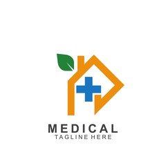 Health logo template design.Medical Cross logo design