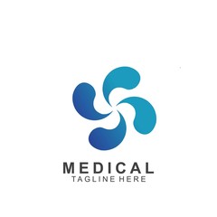 Health logo template design