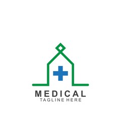Health logo template design
