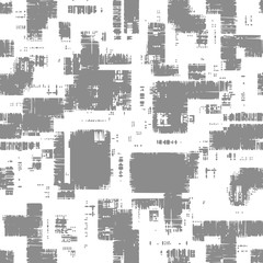 Seamless pattern. Gray vector background, grunge style.