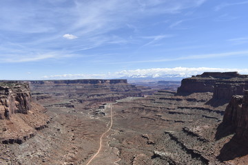 Fototapeta na wymiar Overlooking Canyonlands 