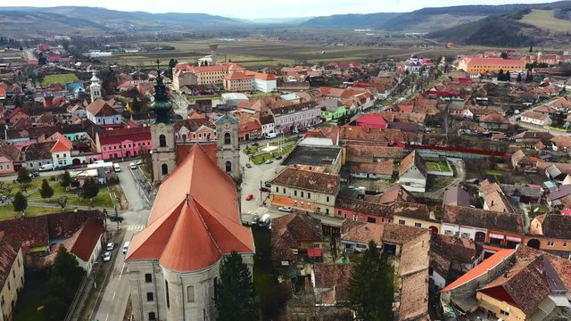 Dumbraveni village, Transylvania footage