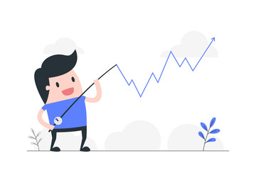 Crisis management concept illustration.