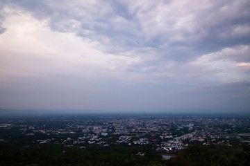 Fototapeta premium Beautiful cityscape night view wallpaper background