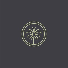 Premium palm logo design