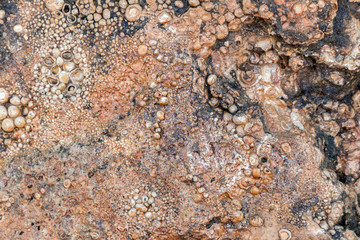 Stone pebbles texture background for interior exterior decoration and industrial construction concept design.