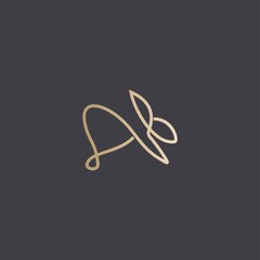 Premium rabbit logo design