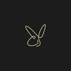 Premium rabbit logo design