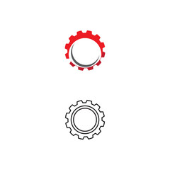 Gear Logo Template vector icon