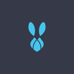 Fototapeta premium Premium rabbit logo design