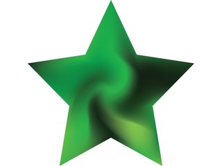 Obraz premium Colorful background in the form of pentagram.